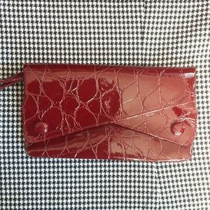 Rich red clutch